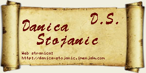 Danica Stojanić vizit kartica